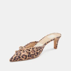 KAIRI MID HEELS DK LEOPARD SUEDE^Dolce Vita Best