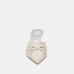 KAIRI MID HEELS IVORY CRINKLE PATENT^Dolce Vita Fashion
