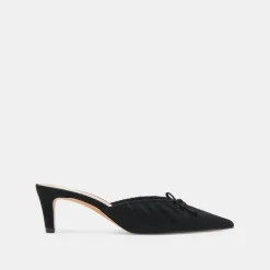 KAIRI MID HEELS ONYX SUEDE^Dolce Vita New