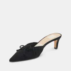 KAIRI MID HEELS ONYX SUEDE^Dolce Vita New