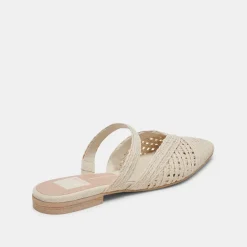 KALINE FLATS IVORY RAFFIA^Dolce Vita Hot