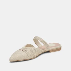 KALINE FLATS IVORY RAFFIA^Dolce Vita Hot