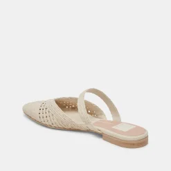 KALINE FLATS IVORY RAFFIA^Dolce Vita Hot