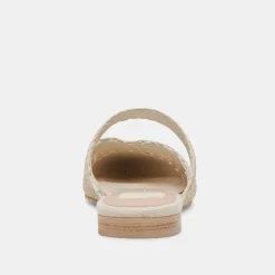 KALINE FLATS IVORY RAFFIA^Dolce Vita Hot