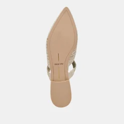 KALINE FLATS IVORY RAFFIA^Dolce Vita Hot