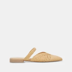KALINE FLATS LT NATURAL RAFFIA^Dolce Vita Online