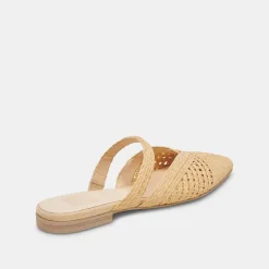 KALINE FLATS LT NATURAL RAFFIA^Dolce Vita Online