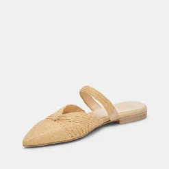KALINE FLATS LT NATURAL RAFFIA^Dolce Vita Online