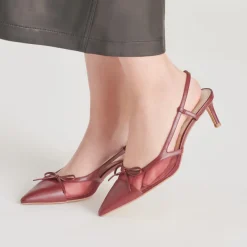 KANDI HEELS MAROON MESH^Dolce Vita Outlet