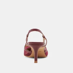 KANDI HEELS MAROON MESH^Dolce Vita Outlet