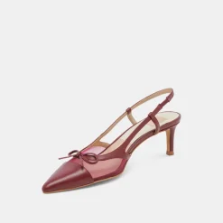 KANDI HEELS MAROON MESH^Dolce Vita Outlet
