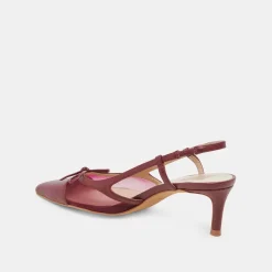 KANDI HEELS MAROON MESH^Dolce Vita Outlet