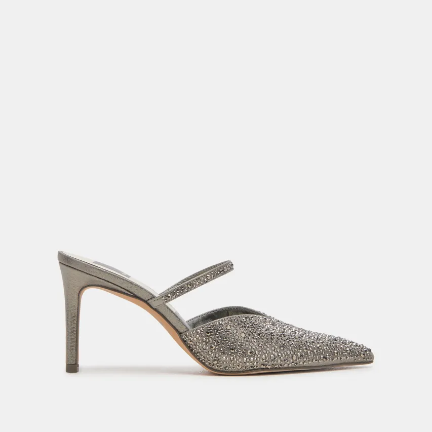 KANIKA CRYSTAL HEELS GUNMETAL FABRIC^Dolce Vita Discount