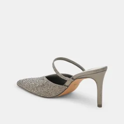 KANIKA CRYSTAL HEELS GUNMETAL FABRIC^Dolce Vita Discount