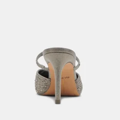 KANIKA CRYSTAL HEELS GUNMETAL FABRIC^Dolce Vita Discount