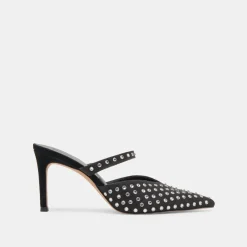 KANIKA CRYSTAL STUD HEELS BLACK CRYSTAL^Dolce Vita Outlet