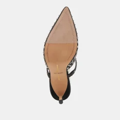 KANIKA CRYSTAL STUD HEELS BLACK CRYSTAL^Dolce Vita Outlet