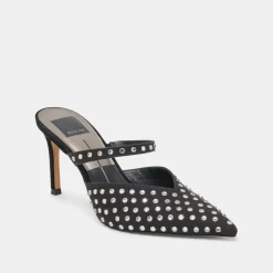 KANIKA CRYSTAL STUD HEELS BLACK CRYSTAL^Dolce Vita Outlet