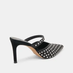KANIKA CRYSTAL STUD HEELS BLACK CRYSTAL^Dolce Vita Outlet