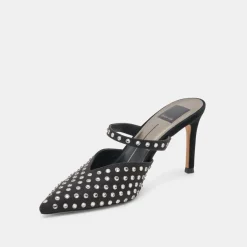 KANIKA CRYSTAL STUD HEELS BLACK CRYSTAL^Dolce Vita Outlet