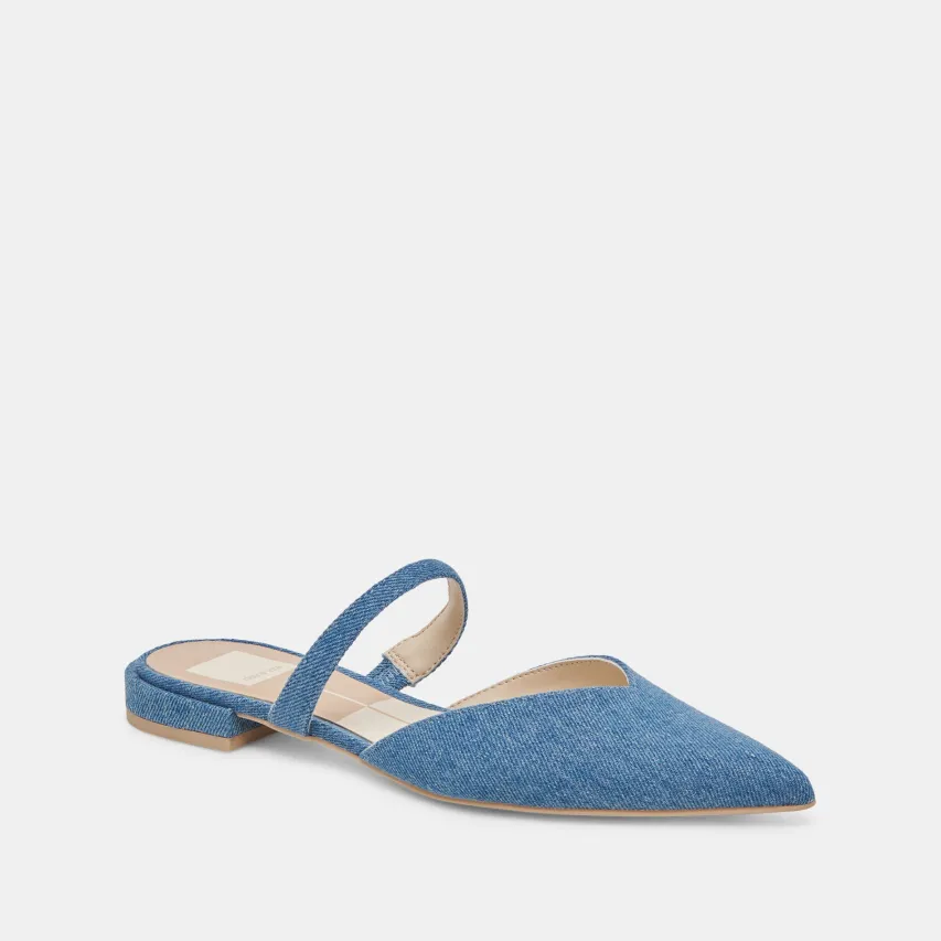 KANIKA FLATS BLUE DENIM^Dolce Vita Discount