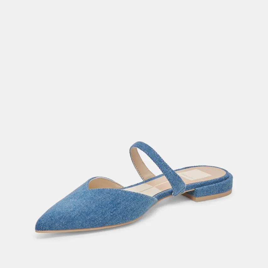 KANIKA FLATS BLUE DENIM^Dolce Vita Discount
