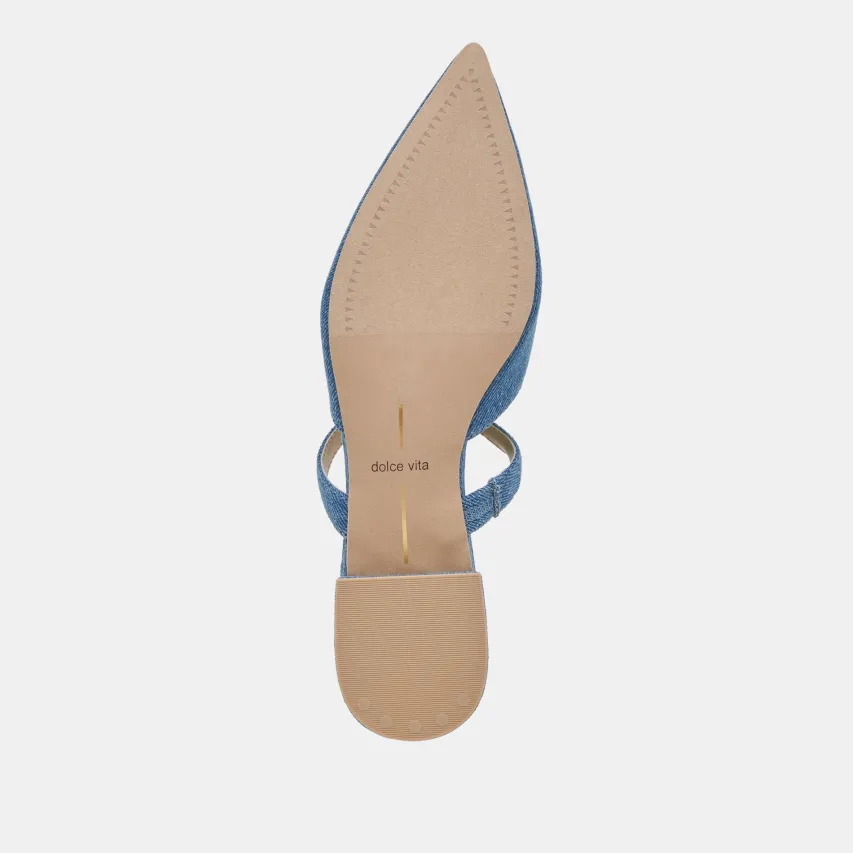 KANIKA FLATS BLUE DENIM^Dolce Vita Discount