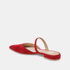 KANIKA FLATS CRIMSON SUEDE^Dolce Vita Fashion