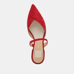 KANIKA FLATS CRIMSON SUEDE^Dolce Vita Fashion