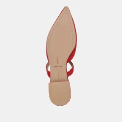 KANIKA FLATS CRIMSON SUEDE^Dolce Vita Fashion
