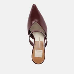 KANIKA HEELS BURGUNDY CRINKLE PATENT^Dolce Vita Discount