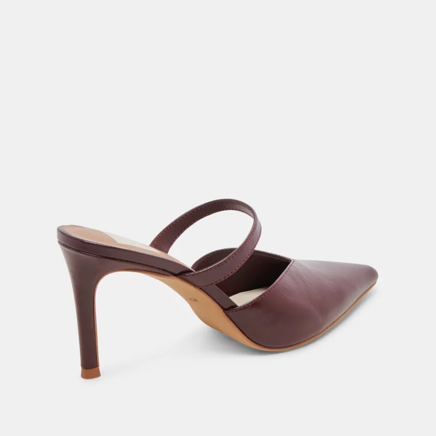 KANIKA HEELS BURGUNDY CRINKLE PATENT^Dolce Vita Discount