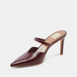 KANIKA HEELS BURGUNDY CRINKLE PATENT^Dolce Vita Discount