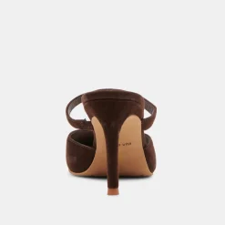 KANIKA HEELS DK BROWN SUEDE^Dolce Vita Hot