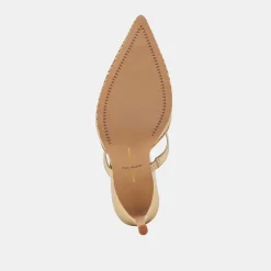 KANIKA MESH HEELS GOLD METALLIC MESH^Dolce Vita Outlet