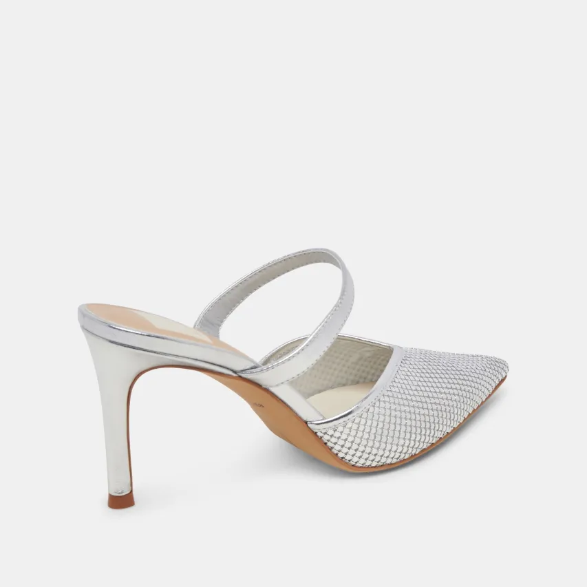 KANIKA MESH HEELS SILVER METALLIC MESH^Dolce Vita Hot