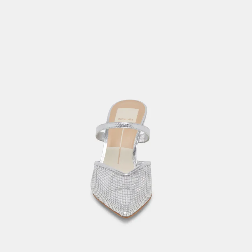 KANIKA MESH HEELS SILVER METALLIC MESH^Dolce Vita Hot