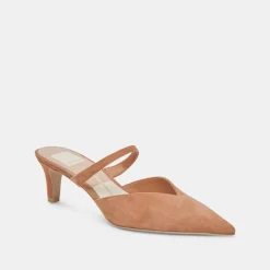 KANIKA MID HEELS BROWN SUEDE^Dolce Vita Outlet