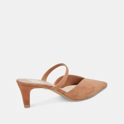 KANIKA MID HEELS BROWN SUEDE^Dolce Vita Outlet