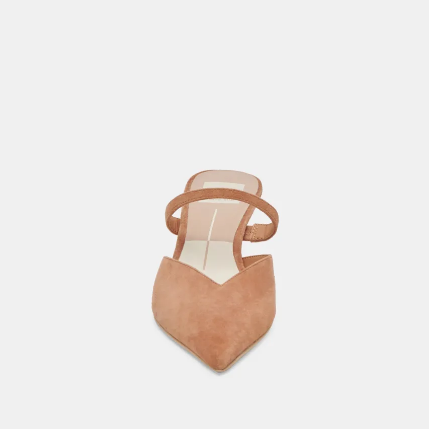 KANIKA MID HEELS BROWN SUEDE^Dolce Vita Outlet