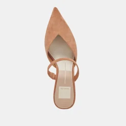 KANIKA MID HEELS BROWN SUEDE^Dolce Vita Outlet