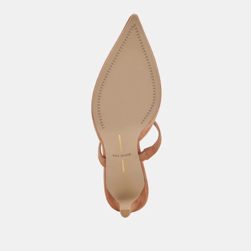 KANIKA MID HEELS BROWN SUEDE^Dolce Vita Outlet