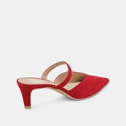 KANIKA MID HEELS CRIMSON SUEDE^Dolce Vita Sale