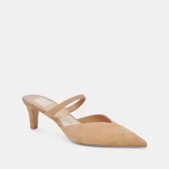 KANIKA MID HEELS TAN SUEDE^Dolce Vita Discount