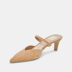 KANIKA MID HEELS TAN SUEDE^Dolce Vita Discount