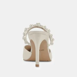 KANIKA PEARL HEELS VANILLA SILK^Dolce Vita Outlet
