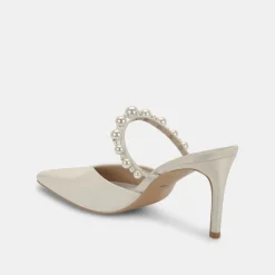 KANIKA PEARL HEELS VANILLA SILK^Dolce Vita Outlet