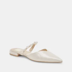 KANIKA PEARL WIDE FLATS VANILLA PEARLS^Dolce Vita Discount
