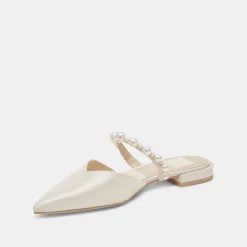 KANIKA PEARL WIDE FLATS VANILLA PEARLS^Dolce Vita Discount