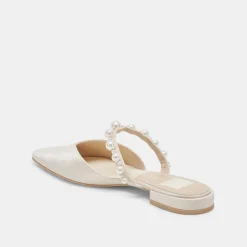 KANIKA PEARL WIDE FLATS VANILLA PEARLS^Dolce Vita Discount